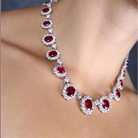 Pretty Woman Ruby Necklace Pinkdiamondnecklace Pink Diamond