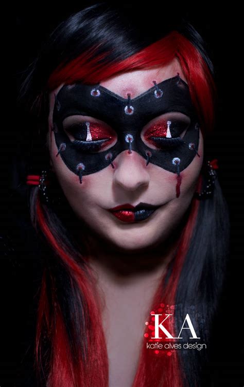 Harley Quinn Makeup With Tutorial By Katiealves On Deviantart