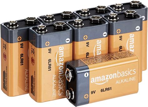 Amazonbasics 9 Volt Everyday Alkaline Batteries Amazonde Elektronik