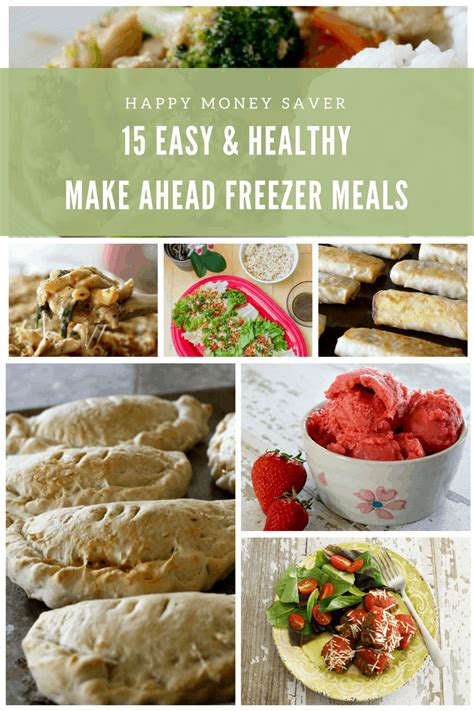 Get dinner on the table in under an hour with these easy recipes. 15 Easy & Healthy Freezer Meals to Make Ahead. Add to Your ...