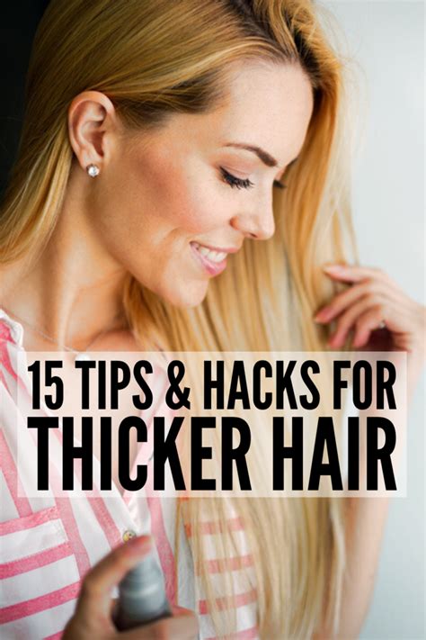 How To Make Hair Look Thicker 15 Tips And Products That Work