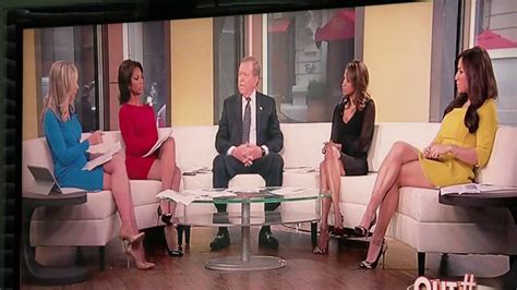 Andrea Tantaros Legs And More In A Gold Mini Youtube