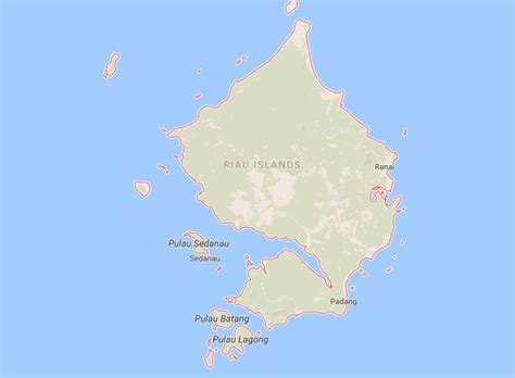 map  riau islands