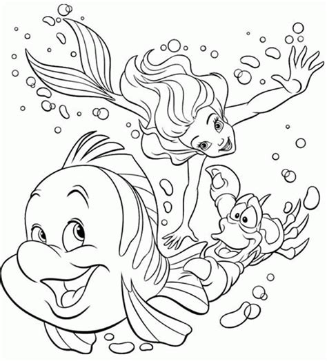 Ariel Coloring Pages Best Coloring Pages For Kids