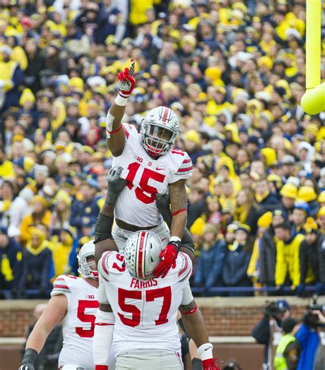 Buckeyes Beat Michigan 42 13 But Lose Spot In Title Game Sports