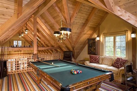 How To Transform Your Attic Into A Fun Game Room Attic Game Room