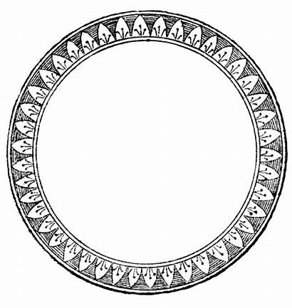 Round Frame Clip Label Clipart French Circle