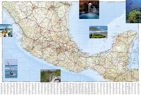 México 12245000 Mapas De Carreteras Mapiberia Fandb