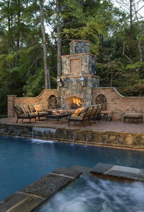 Beautiful Outdoor Fireplace Designs Dream Backyard Outdoor Fireplace