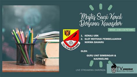 This year's msk was a joint effort between pkv and clc where the theme was love encompasses. MAJLIS SUAI KENAL BERSAMA KAUNSELOR - YouTube