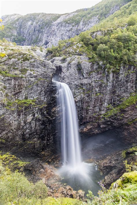 Manafossen Waterfall Norway Blog About Interesting Places