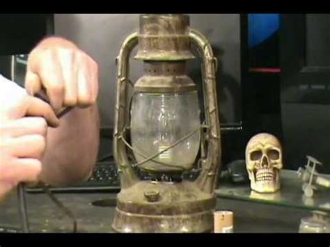 How to make an old kerosene lantern into a decrotive lamp ...