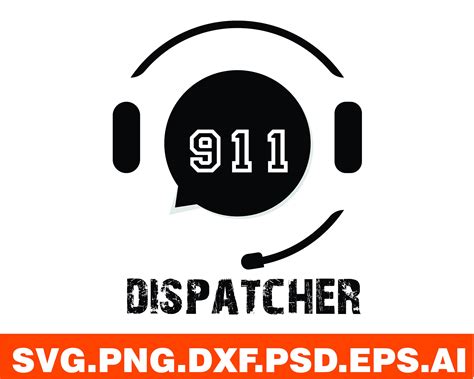 Dispatcher Svg Dispatch Svg 911 Dispatcher Svg Distressed Etsy