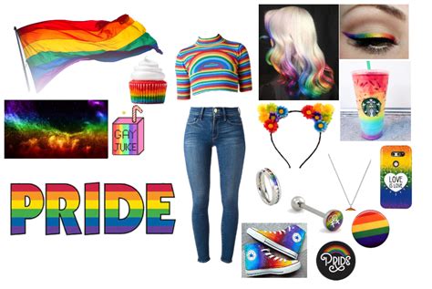 pride month outfit shoplook pride parade outfit lgbtq clothing lgbtq fashion