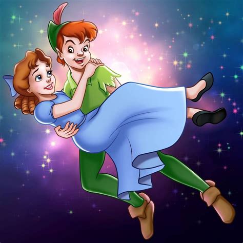 Wendy And Peter By Madam Marla Peter Pan Disney Peter Pan Art Peter