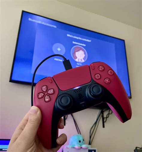 Red Ps5 Controller Just Came In Today I Love The Color Rplaystation