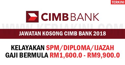 Find your desired sales executive in alor setar job below. Jawatan Kosong Terkini 2018 CIMB Bank - Kelayakan SPM ...