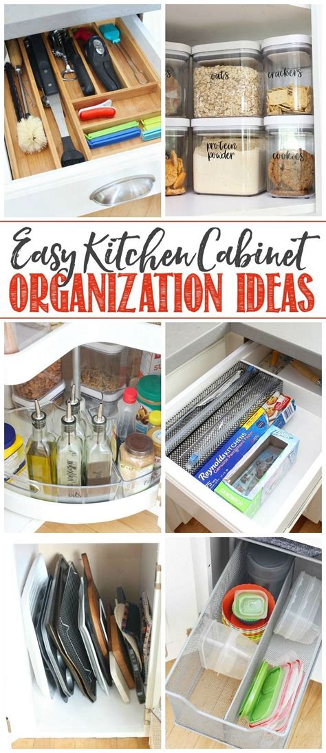 Here is a simple process to follow: Kitchen Cabinet Organization Ideas - Clean and Scentsible in 2020 | Kitchen hacks organization ...