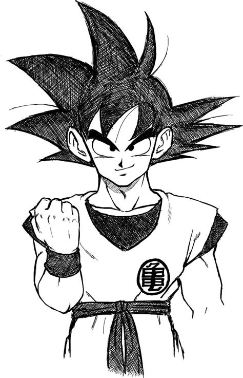 Ideas De Dibujos Dibujos Goku Dibujo A Lapiz Goku A Lapiz Pdmrea