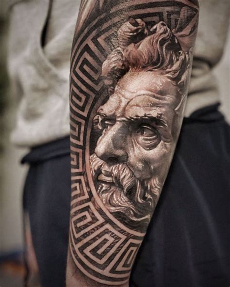 Poseidon Griechisches Tattoo Tattoo Ideen M Nner Arm Griechischer