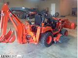 Kubota Tractor With Loader And Backhoe Photos