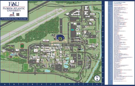 26 Fau Campus Map Boca Maps Database Source
