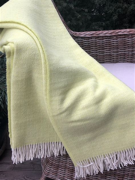 Merino Wool Blanket 100 Natural Wool Wool Throw Hight Etsy
