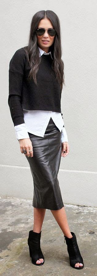 How To Wear A Pencil Skirt Casually 24 Cute Outfits Style Ideas