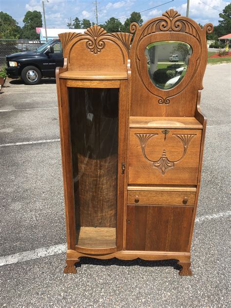 Maybe you would like to learn more about one of these? Antique Oak Secretary with Curio Cabinet