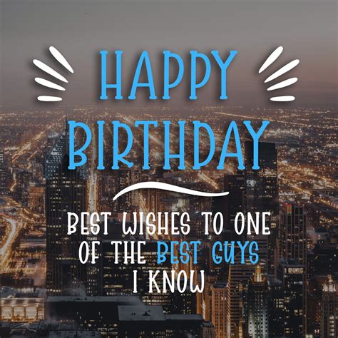 Free Happy Birthday Wishes And Images For Guy