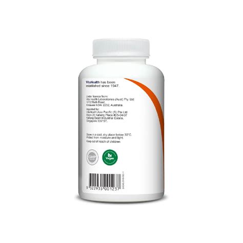 Vitahealth Organic Seaweed Calcium 1000 60 Tablets Vitamins