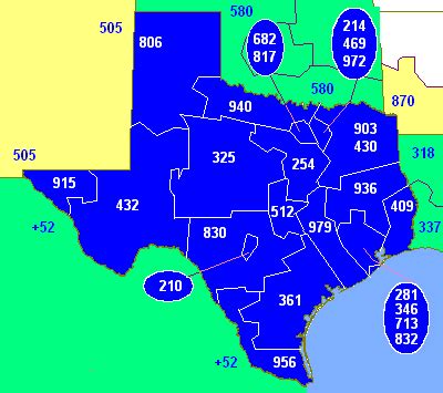 Location, time zone and map of the 903 area code Nuevo código de área para San Antonio | Periodico El Mundo ...