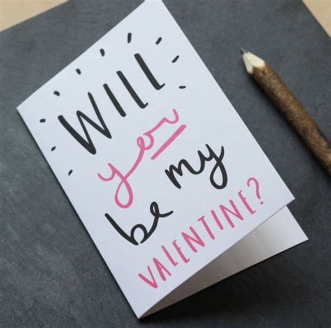 Will You Be My Valentine Card By Old English Company Valentines Cards