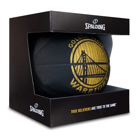 Spalding Limited Edition Black Gold Basketball Gsw