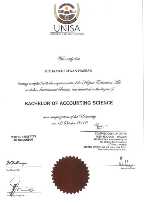 Two or more certificates, diplomas, or degrees. bcompt accounting degree certified