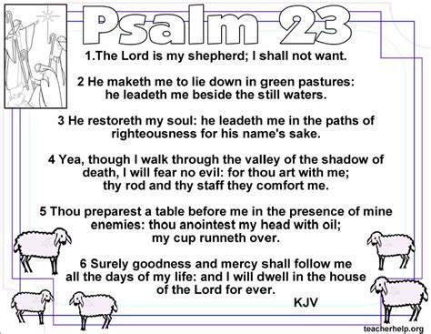 46 Beautiful Collection Psalm 23 Coloring Page Psalm 23 Coloring
