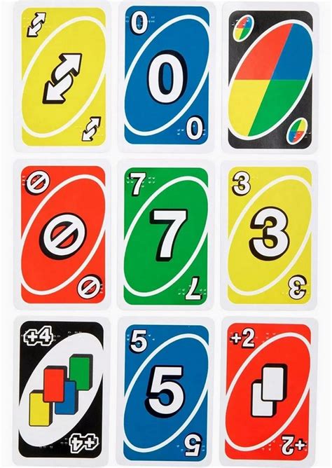 A deck of english uno cards from 1994. Get to Know the New UNO Cards for People with Sight Problems