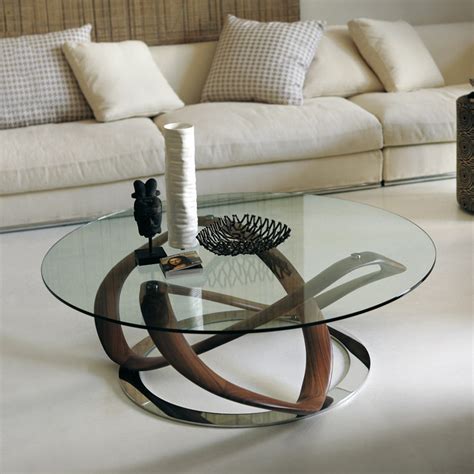 Porada Infinity Glass Coffee Table Living Room Furniture Ultra