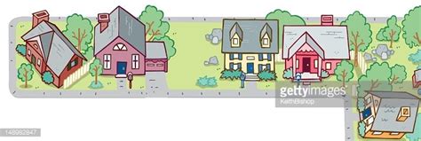 19 Neighborhood Vector Community House Huge Freebie Clip Art Clip