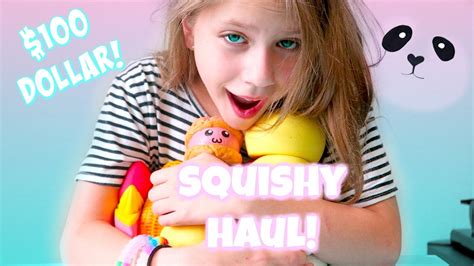 100 Dollar Squishy Haul Super Slow Rising Squishies Collection Toys