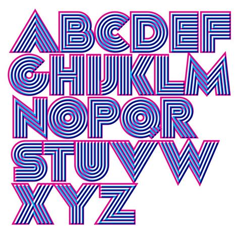 Decorative Font By Fontstocker Geometric Font