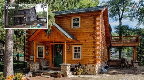 Log Cabin Additionrenovation Holliday Architects Log Cabin Homes