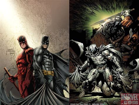 Batman And Daredevil Vs Taskmaster And Moonknight Battles Comic Vine