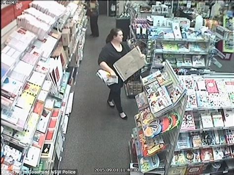 Cctv Footage Shows Woman Shoplifting Multiple Express Post Envelopes