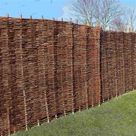 Mercia Willow Hurdle Fence Panel Garden Street