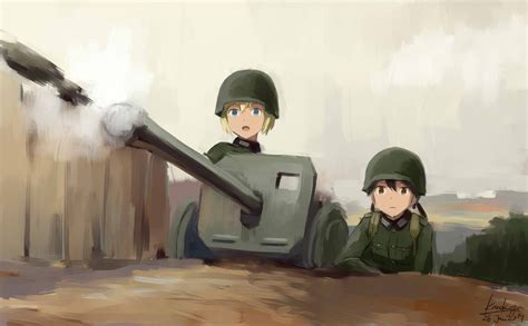 Erica Hartmann And Gertrud Barkhorn World Witches Series And 1 More