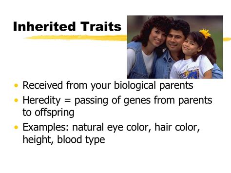 Acquired And Inherited Traits