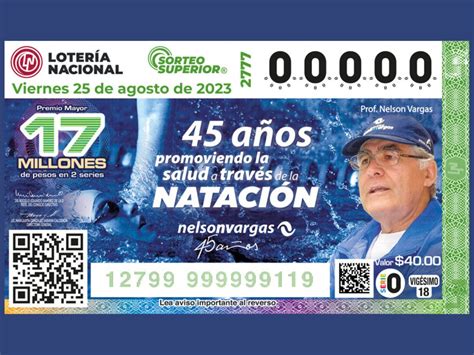 Lotería Nacional Resultados Del Sorteo Superior 2777 Del 25 De Agosto