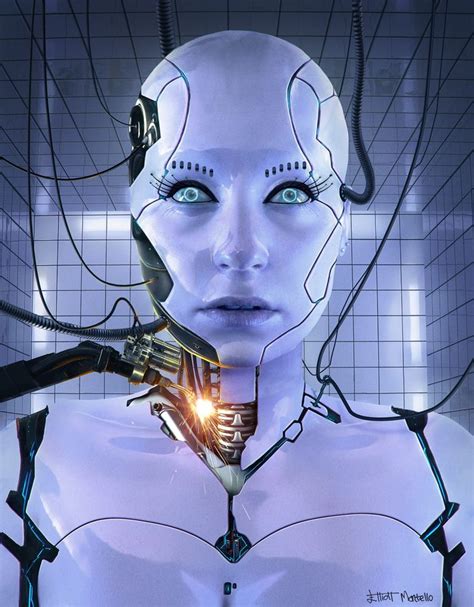 Femdroid Female Cyborg Cyborg Human