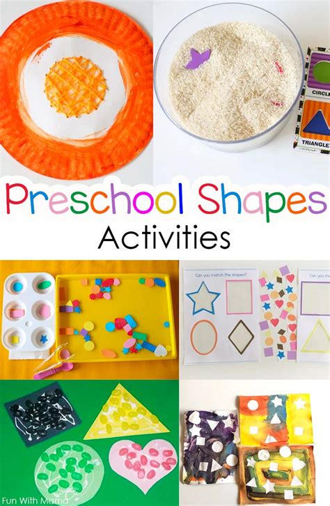 Colors And Shapes Activities For Preschoolers Fun With Mama